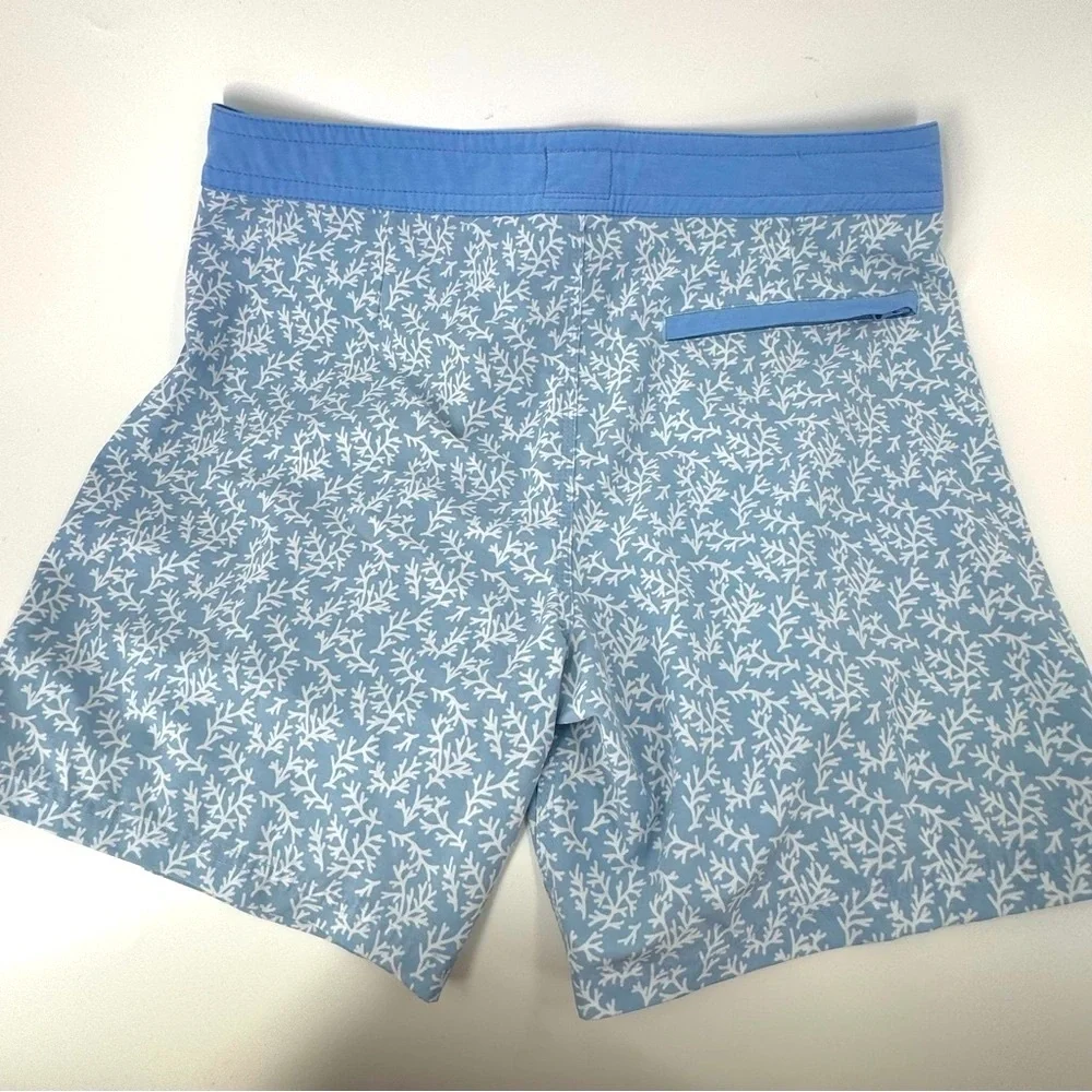 Fair Harbor‎ Blue and White Swim Board Shorts - Picture 3 of 9